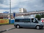 Бесплатный автобус Genser в пункт аренды автомобилей АрендаАвто-влг на ул.Добролюбова